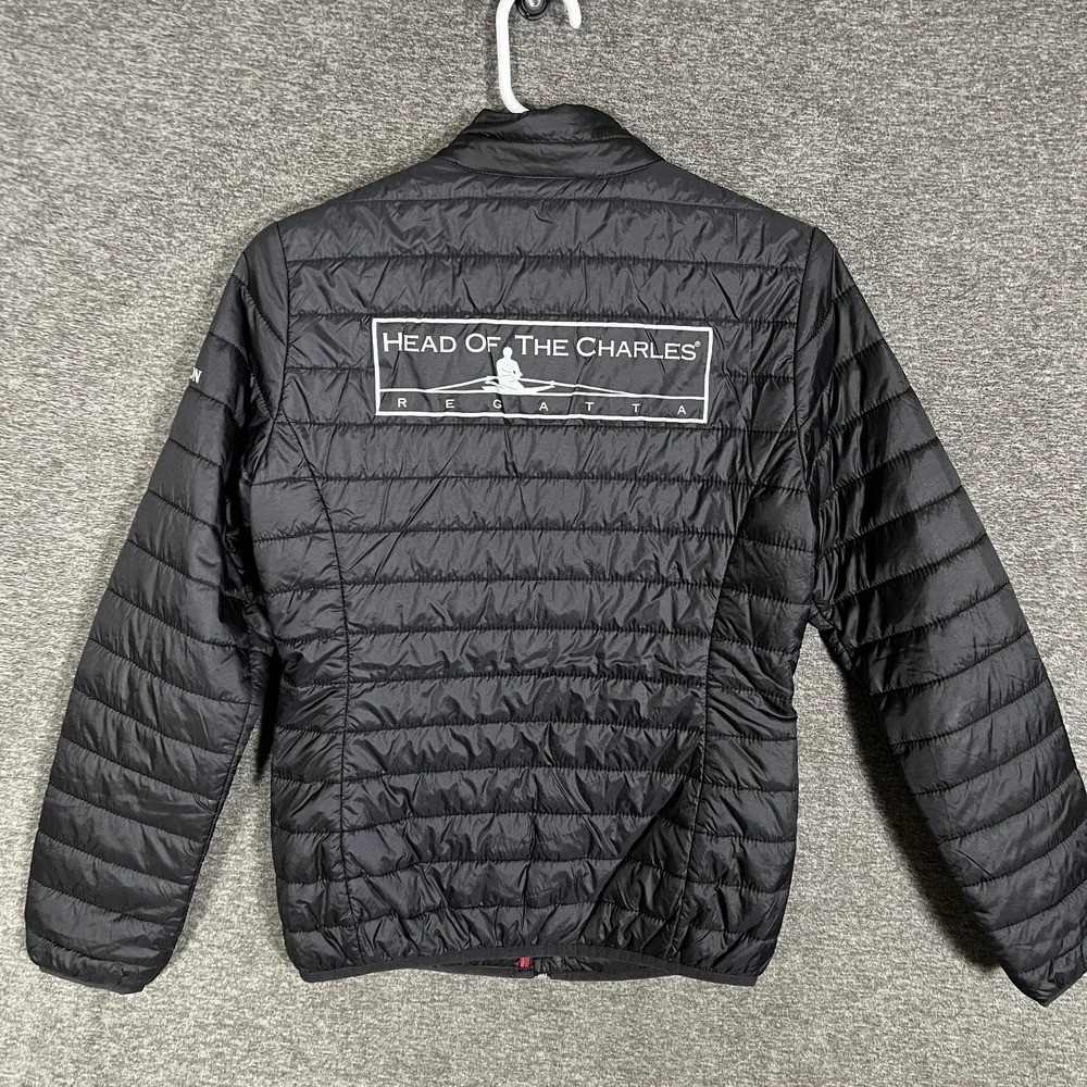 Brooks Brothers Jacket XS Black Puffer Head Of The Charles‎ Red Fleece